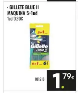 Family Cash GILLETTE Blue ii maquina 5+1ud oferta