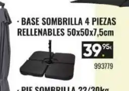 Family Cash Base sombrilla 4 piezas rellenables oferta