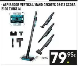 Family Cash Aspirador vertical/mano cecotec 08413 scoba 2100 twice m oferta
