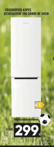 Family Cash Frigorífico aspes ac185502enf 180 combi nf oferta