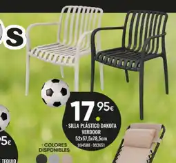 Family Cash Silla plástico dakota verdoor oferta