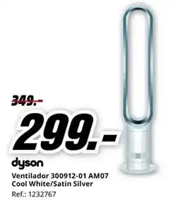 MediaMarkt DYSON Ventilador 300912-01 AM07 Cool White/Satin Silver oferta