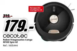 MediaMarkt CECOTEC Robot friegasuelos Conga M100 Spin AI oferta