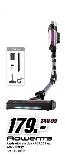 MediaMarkt ROWENTA Aspirador escoba XFORCE Flex 9.60 Allergy oferta