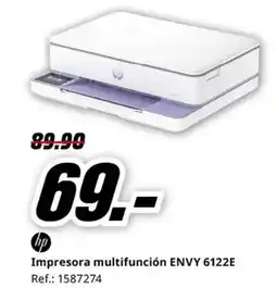 MediaMarkt HP Impresora multifunción ENVY 6122E oferta