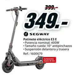 MediaMarkt SEGWAY Patinete eléctrico E3 E oferta