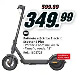 MediaMarkt Patinete eléctrico Electric Scooter 5 Plus oferta