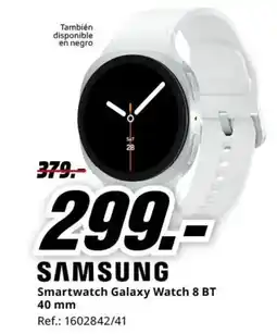 MediaMarkt SAMSUNG Smartwatch Galaxy Watch 8 BT 40 mm oferta