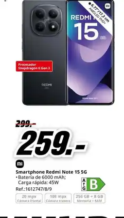 MediaMarkt Smartphone Redmi Note 15 5G oferta