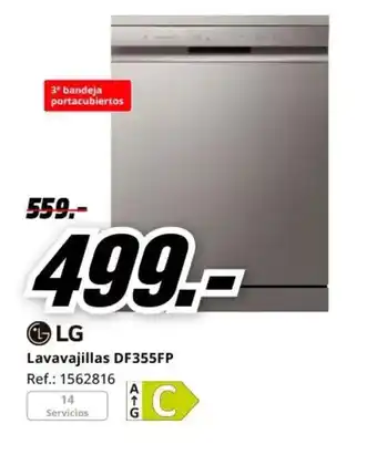 MediaMarkt LG Lavavajillas DF355FP oferta