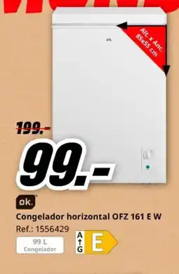 MediaMarkt Congelador horizontal OFZ 161 E W oferta