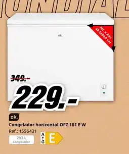MediaMarkt Congelador horizontal OFZ 181 E W oferta