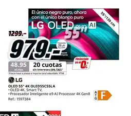 MediaMarkt LG OLED 55" 4K OLED55C55LA oferta