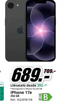 MediaMarkt iPhone 17e oferta