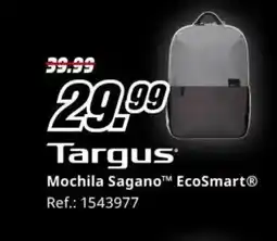 MediaMarkt TARGUS Mochila Sagano EcoSmart oferta