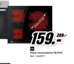 MediaMarkt TEKA Placa vitrocerámica TB 6315 oferta
