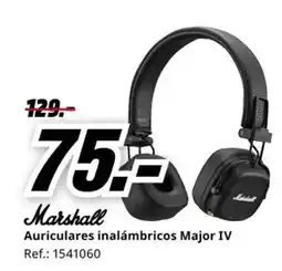 MediaMarkt MARSHALL Auriculares inalámbricos Major IV oferta