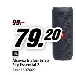 MediaMarkt JBL Altavoz inalámbrico Flip Essential 2 oferta