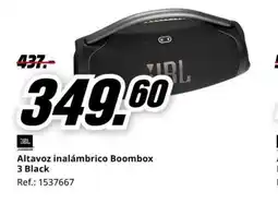 MediaMarkt JBL Altavoz inalámbrico Boombox 3 Black oferta