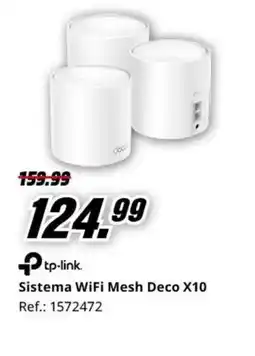 MediaMarkt TP-LINK Sistema WiFi Mesh Deco X10 oferta