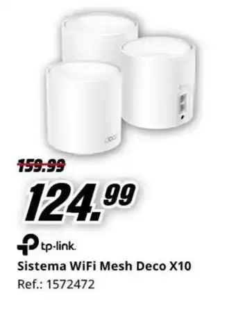 MediaMarkt TP-LINK Sistema WiFi Mesh Deco X10 oferta