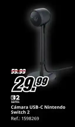 MediaMarkt Cámara USB-C Nintendo Switch 2 oferta