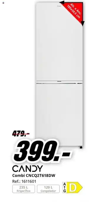 MediaMarkt CANDY Combi CNCQ2T618DW oferta