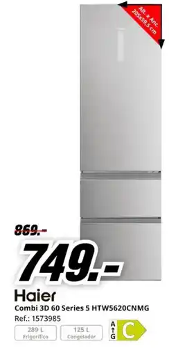MediaMarkt HAIER Combi 3D 60 Series 5 HTW5620CNMG oferta