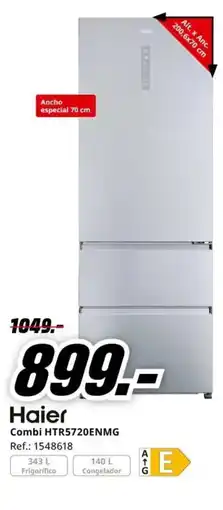 MediaMarkt HAIER Combi HTR5720ENMG oferta