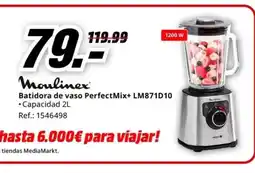 MediaMarkt MOULINEX Batidora de vaso PerfectMix+ LM871D10 oferta