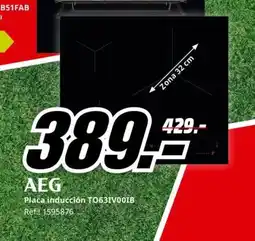 MediaMarkt AEG Placa inducción TO63IV00IB oferta