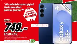 MediaMarkt SAMSUNG Smartphone Galaxy S25+ 5G oferta