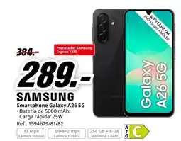 MediaMarkt SAMSUNG Smartphone Galaxy A26 5G oferta