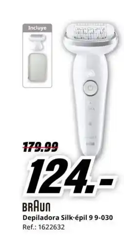 MediaMarkt BRAUN Depiladora Silk-épil 9 9-030 oferta