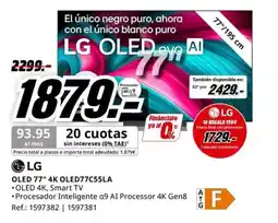 MediaMarkt LG OLED 77" 4K OLED77C55LA oferta