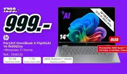 MediaMarkt HP Portátil OmniBook X FlipNGAI 14-fk0002ns oferta
