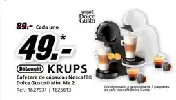 MediaMarkt DELONGHI KRUPS Cafetera de cápsulas Nescafé Dolce Gusto Mini Me 2 oferta