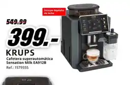 MediaMarkt KRUPS Cafetera superautomática Sensation Milk EA912B oferta