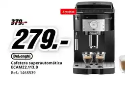 MediaMarkt DELONGHI Cafetera superautomática ECAM22.113.B oferta