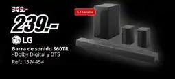 MediaMarkt LG Barra de sonido S60TR oferta