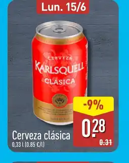 ALDI Cerveza clásica oferta