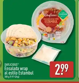 ALDI DAYLICIOUS Ensalada wrap al estilo Estambul oferta