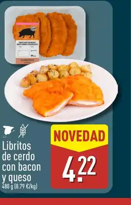 ALDI Libritos de cerdo con bacon y queso oferta