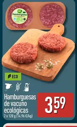 ALDI Hamburguesas de vacuno ecológicas oferta