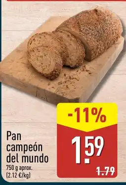 ALDI Pan campeón del mundo oferta