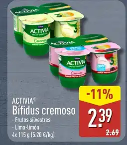 ALDI ACTIVIA Bífidus cremoso oferta