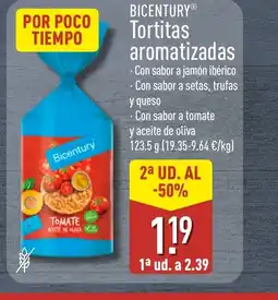 ALDI BICENTURY Tortitas aromatizadas oferta