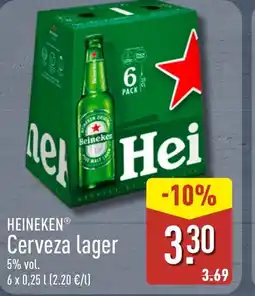 ALDI HEINEKEN Cerveza lager oferta