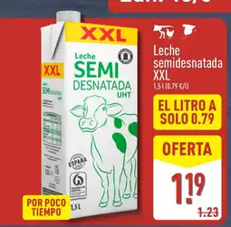 ALDI Leche semidesnatada XXL oferta