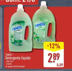 ALDI TANDIL Detergente líquido oferta